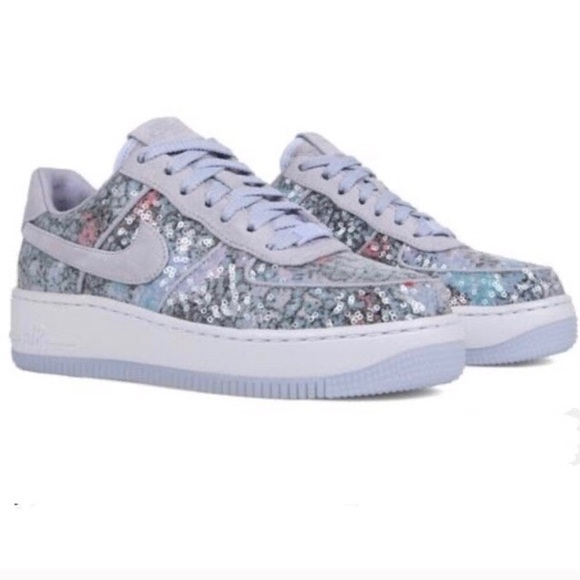 Nike Shoes - Nike Glass Slipper Sequin Air Force 1 Low